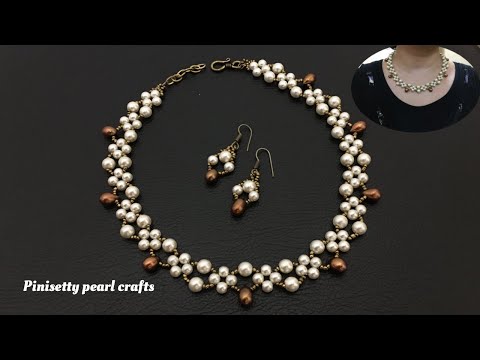 1Set Pearl Crystal Bridesmaid Wedding Jewellery Set Necklace Bracelet Earring YT 1Set Pearl Crystal Bridesmaid Wedding Jewellery Set Necklace Bracelet Earring YT